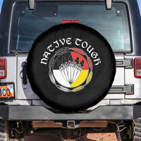 Native Tough Spare Tire Cover Indian American Medicine Wheel Feathers - Wonder Print Shop