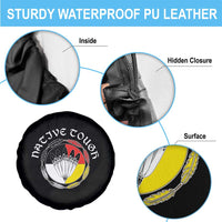 Native Tough Spare Tire Cover Indian American Medicine Wheel Feathers - Wonder Print Shop