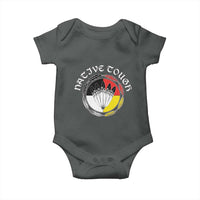 Native Tough Baby Onesie Indian American Medicine Wheel Feathers - Wonder Print Shop