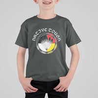 Native Tough T Shirt For Kid Indian American Medicine Wheel Feathers - Wonder Print Shop
