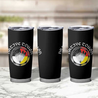 Native Tough Tumbler Cup Indian American Medicine Wheel Feathers - Wonder Print Shop
