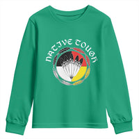 Native Tough Youth Sweatshirt Indian American Medicine Wheel Feathers - Wonder Print Shop