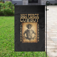 Nez Perce Cowboy Jackson Sundown Garden Flag Native American Cowboy Western Country - Wonder Print Shop