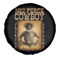 Nez Perce Cowboy Jackson Sundown Spare Tire Cover Native American Cowboy Western Country - Wonder Print Shop