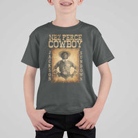 Nez Perce Cowboy Jackson Sundown T Shirt For Kid Native American Cowboy Western Country - Wonder Print Shop