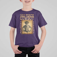 Nez Perce Cowboy Jackson Sundown T Shirt For Kid Native American Cowboy Western Country - Wonder Print Shop