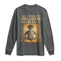 Nez Perce Cowboy Jackson Sundown Long Sleeve Shirt Native American Cowboy Western Country - Wonder Print Shop