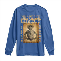 Nez Perce Cowboy Jackson Sundown Long Sleeve Shirt Native American Cowboy Western Country - Wonder Print Shop