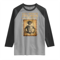 Nez Perce Cowboy Jackson Sundown Raglan Shirt Native American Cowboy Western Country - Wonder Print Shop