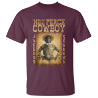 Nez Perce Cowboy Jackson Sundown T Shirt Native American Cowboy Western Country - Wonder Print Shop