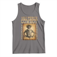 Nez Perce Cowboy Jackson Sundown Tank Top Native American Cowboy Western Country - Wonder Print Shop
