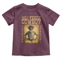 Nez Perce Cowboy Jackson Sundown Toddler T Shirt Native American Cowboy Western Country - Wonder Print Shop