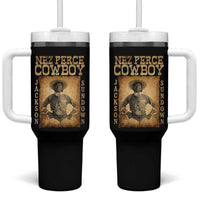 Nez Perce Cowboy Jackson Sundown Tumbler With Handle Native American Cowboy Western Country - Wonder Print Shop