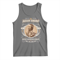 Jackson Sundown Tank Top Native American Cowboy Western Country - Wonder Print Shop