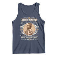 Jackson Sundown Tank Top Native American Cowboy Western Country - Wonder Print Shop