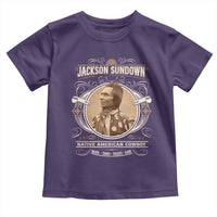 Jackson Sundown Toddler T Shirt Native American Cowboy Western Country - Wonder Print Shop