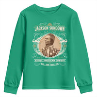Jackson Sundown Youth Sweatshirt Native American Cowboy Western Country - Wonder Print Shop