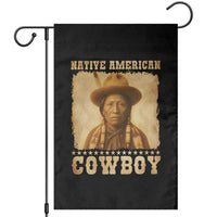 Native American Cowboy Garden Flag Vintage Western Country Portrait - Wonder Print Shop