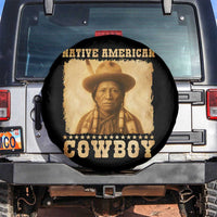 Native American Cowboy Spare Tire Cover Vintage Western Country Portrait - Wonder Print Shop
