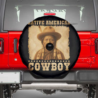 Native American Cowboy Spare Tire Cover Vintage Western Country Portrait - Wonder Print Shop