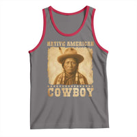 Native American Cowboy Tank Top Vintage Western Country Portrait - Wonder Print Shop