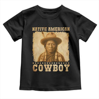 Native American Cowboy Toddler T Shirt Vintage Western Country Portrait - Wonder Print Shop
