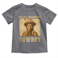 Native American Cowboy Toddler T Shirt Vintage Western Country Portrait - Wonder Print Shop