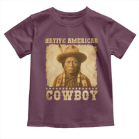 Native American Cowboy Toddler T Shirt Vintage Western Country Portrait - Wonder Print Shop
