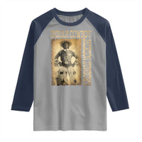 Jackson Sundown Raglan Shirt Native American Cowboy Vintage Western - Wonder Print Shop