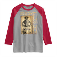 Jackson Sundown Raglan Shirt Native American Cowboy Vintage Western - Wonder Print Shop