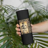 Jackson Sundown Skinny Tumbler Native American Cowboy Vintage Western - Wonder Print Shop