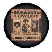 Native American Cowboy Rodeo Legends Spare Tire Cover Vintage Western Country Cowboy - Wonder Print Shop