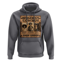 Native American Cowboy Rodeo Legends Hoodie Vintage Western Country Cowboy - Wonder Print Shop
