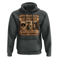 Native American Cowboy Rodeo Legends Hoodie Vintage Western Country Cowboy - Wonder Print Shop