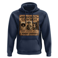 Native American Cowboy Rodeo Legends Hoodie Vintage Western Country Cowboy - Wonder Print Shop