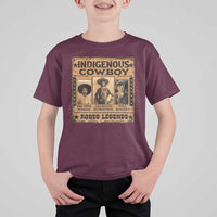Native American Cowboy Rodeo Legends T Shirt For Kid Vintage Western Country Cowboy - Wonder Print Shop