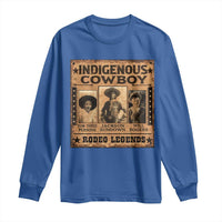 Native American Cowboy Rodeo Legends Long Sleeve Shirt Vintage Western Country Cowboy - Wonder Print Shop