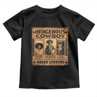 Native American Cowboy Rodeo Legends Toddler T Shirt Vintage Western Country Cowboy - Wonder Print Shop