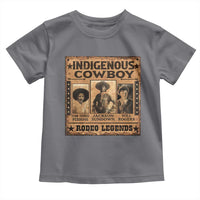 Native American Cowboy Rodeo Legends Toddler T Shirt Vintage Western Country Cowboy - Wonder Print Shop