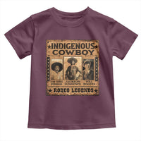 Native American Cowboy Rodeo Legends Toddler T Shirt Vintage Western Country Cowboy - Wonder Print Shop