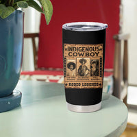 Native American Cowboy Rodeo Legends Tumbler Cup Vintage Western Country Cowboy - Wonder Print Shop