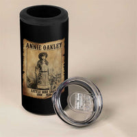 Annie Oakley 4 in 1 Can Cooler Tumbler Little Sure Shot The Legendary Cowgirl - Wonder Print Shop