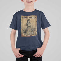 Annie Oakley T Shirt For Kid Little Sure Shot The Legendary Cowgirl - Wonder Print Shop