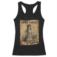 Annie Oakley Racerback Tank Top Little Sure Shot The Legendary Cowgirl - Wonder Print Shop