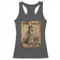 Annie Oakley Racerback Tank Top Little Sure Shot The Legendary Cowgirl - Wonder Print Shop