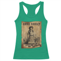 Annie Oakley Racerback Tank Top Little Sure Shot The Legendary Cowgirl - Wonder Print Shop