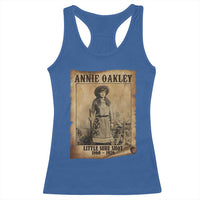 Annie Oakley Racerback Tank Top Little Sure Shot The Legendary Cowgirl - Wonder Print Shop