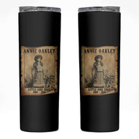 Annie Oakley Skinny Tumbler Little Sure Shot The Legendary Cowgirl - Wonder Print Shop