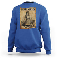 Annie Oakley Sweatshirt Little Sure Shot The Legendary Cowgirl - Wonder Print Shop