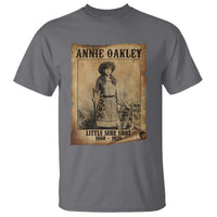 Annie Oakley T Shirt Little Sure Shot The Legendary Cowgirl - Wonder Print Shop